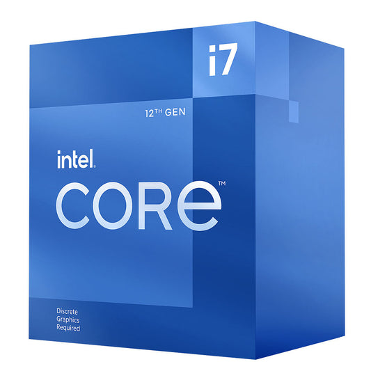 Procesador Intel® Core™ i7-12700F de 4.9 GHz Max Turbo, 12 Core, 20 Threads, 25Mb Smart Cache con disipador requiere GRÁFICO(MOTHERBOARD LGA1700)