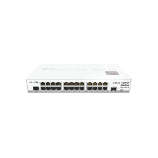 Cloud Router Switch CRS125-24G-1S-IN 24 Puertos Gigabit Ethernet y 1 Puerto SFP, para Escritorio