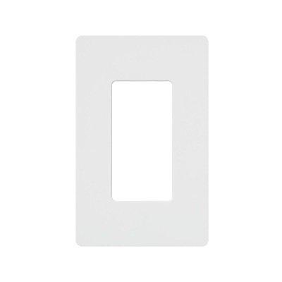 Placa de pared 1 espacio, para atenuador (dimmer), switch Ã³ control remoto inalÃ¡mbrico LUTRON.