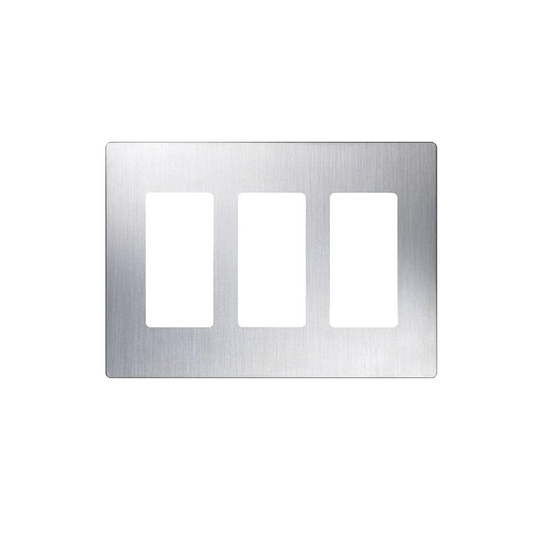Placa de pared 3 espacio, para atenuador (dimmer), switch Ã³ control remoto PICO inalÃ¡mbrico.