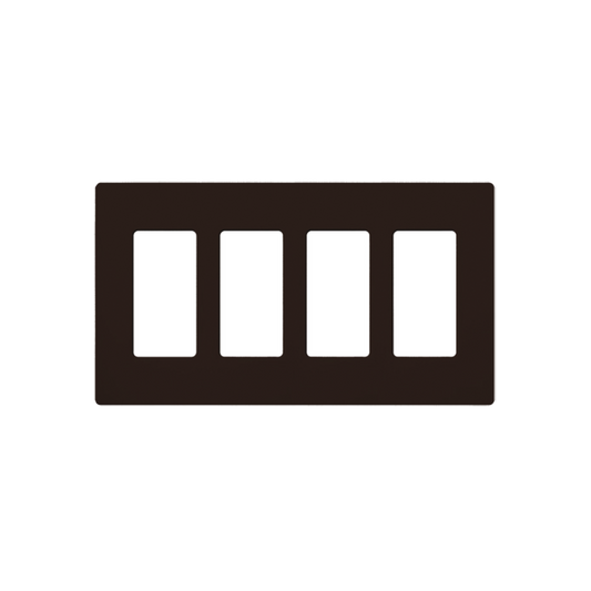 PLACA DE PARED COLOR CAFÉ, 4 ESPACIOS