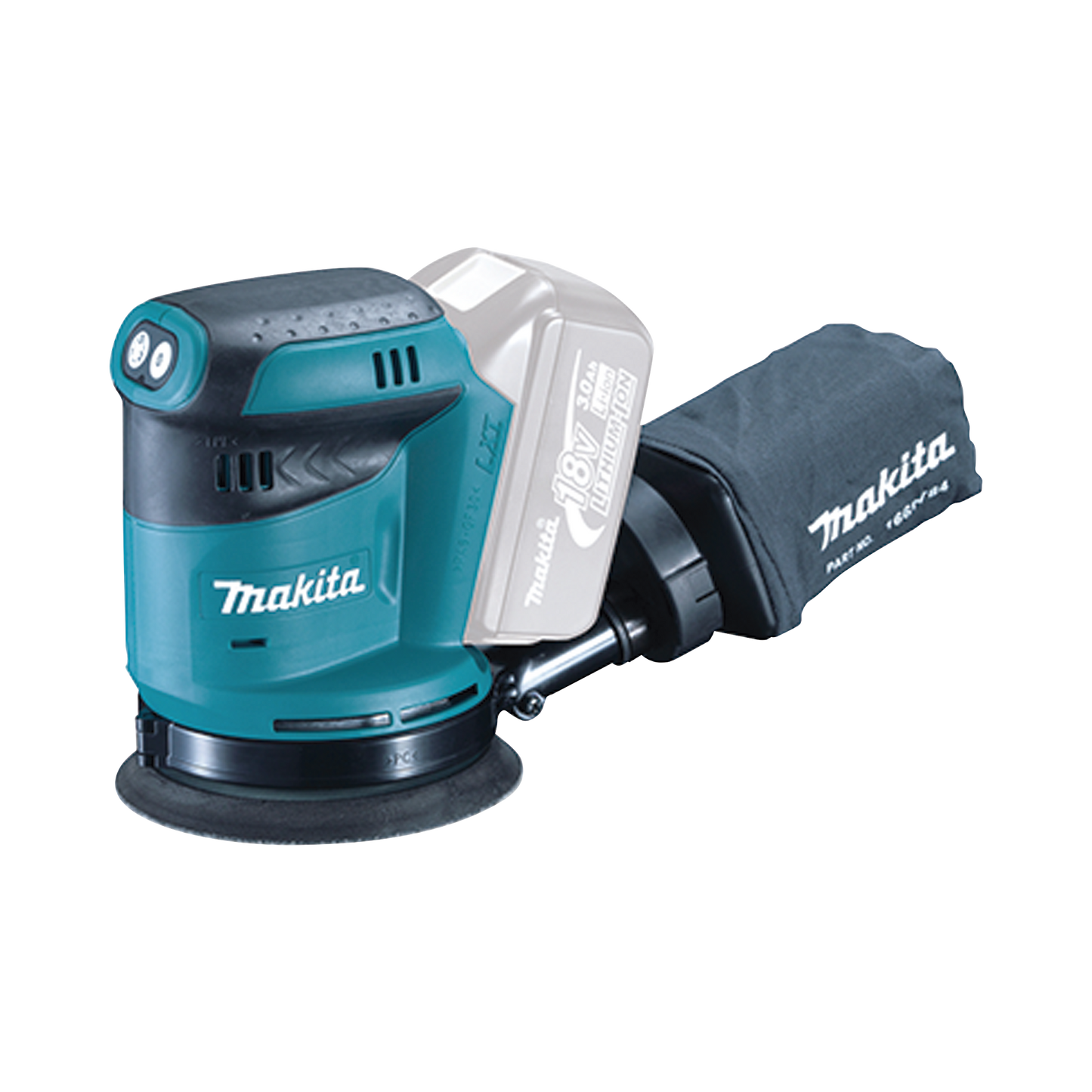 Lijadora orbital inalÃ¡mbrica 18V (Sin accesorios)