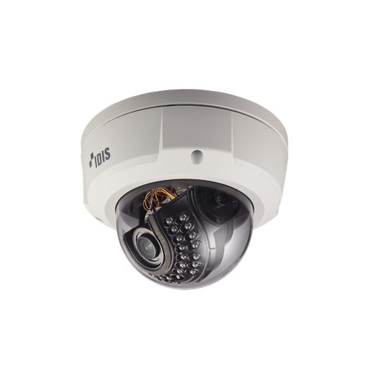 CÃ¡mara IP Domo AntivandÃ¡lico | 2MP (H.265) | Lente MOTORIZADO Varifocal 3.3-10mm | Exterior | Entrada / Salida de Audio y Alarma | IR 20m | WDR 120dB