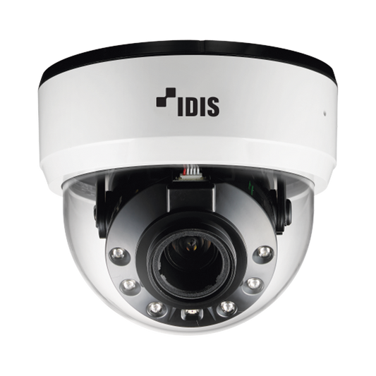 Camara Domo IP 5 Megapixel | MicroSD | Audio de Dos Vias | Entrada y Salida de Alarma | PoE | WDR | ICR | IR 30 m | Varifocal-Motorizada