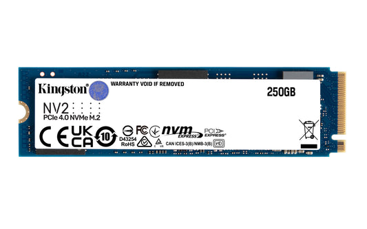 UNIDAD DE ESTADO SOLIDO KINGSTON NV2 1TB M.2 2280 NVME PCIE GEN 4X4 R.3500MB/S W.2100MB/S