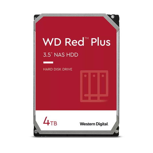 Disco Duro WD RED Plus Modelo WD40EFPX de 4TB, 256MB Cache