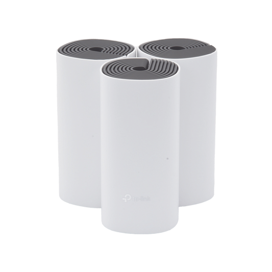 Kit de Router inalÃ¡mbrico mesh Deco E4 para Hogar / Doble banda AC 1200  / 2 puertos 10/100 Mbps / Compatible con amazon alexa.