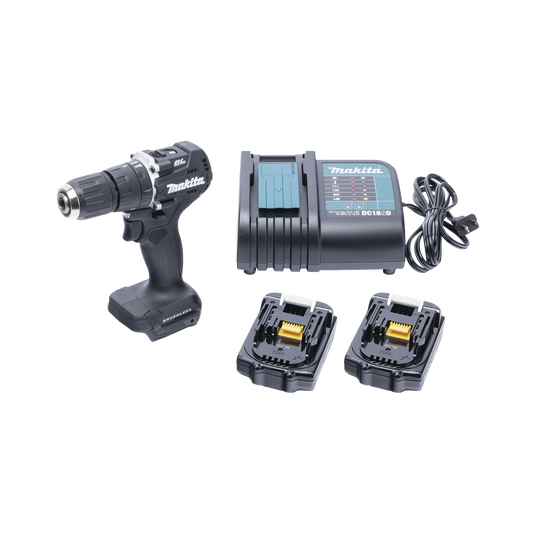 Rotomartillo/Taladro InalÃ¡mbrico SIN CARBONES, Broquero de 1/2", 1,700 RPM, 18V?, Torque: 40 N.m C/2 Bat. (1.5Ah) y Cargador.