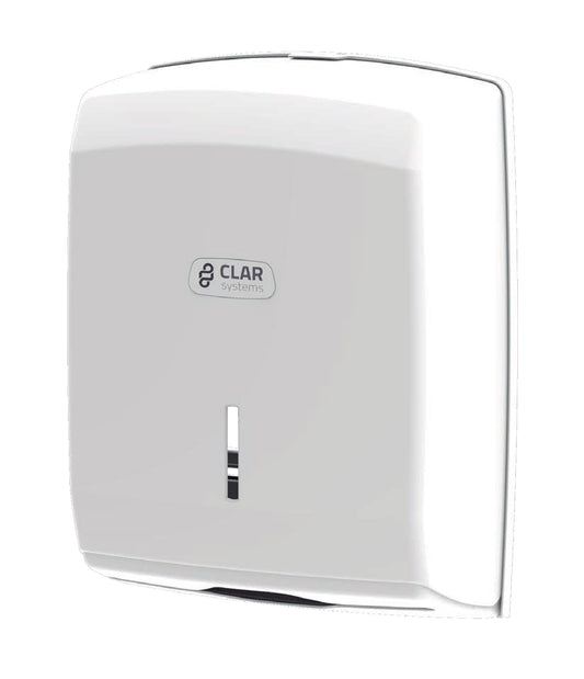 Dispensador de Toalla Inter-doblada Innova ABS antiestático. CLAR SYSTEMS. Color Blanco.