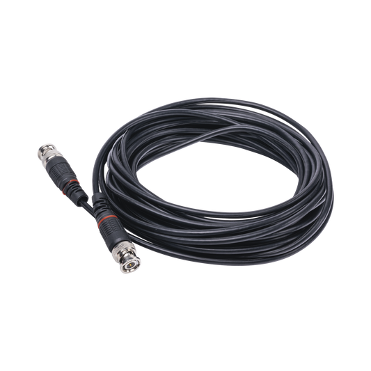 Cable Coaxial Armado con Conector BNC (Video) / Longitud de 8 mts / Optimizado para CÃ¡maras 4K / Uso en Interior