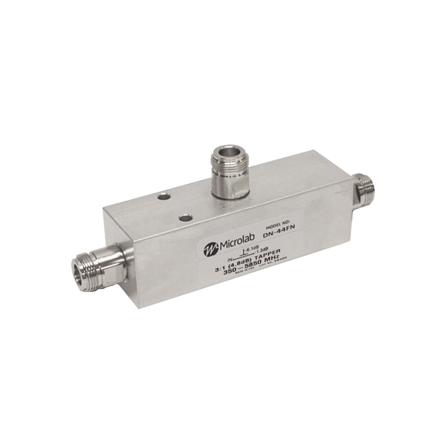 Separador 20dB (100:1) Tap 350-5930MHz 500W -161dBc TIPO N IP67 .