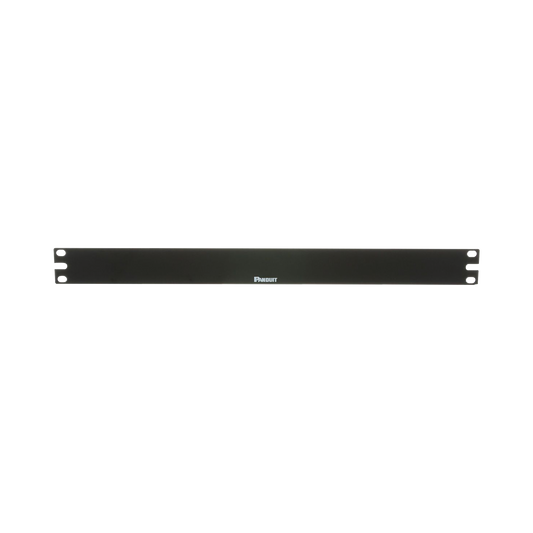 Tapa Ciega Para Rack Estándar de 19in, Plano, de Acero, 1UR, Color Negro | PANDUIT