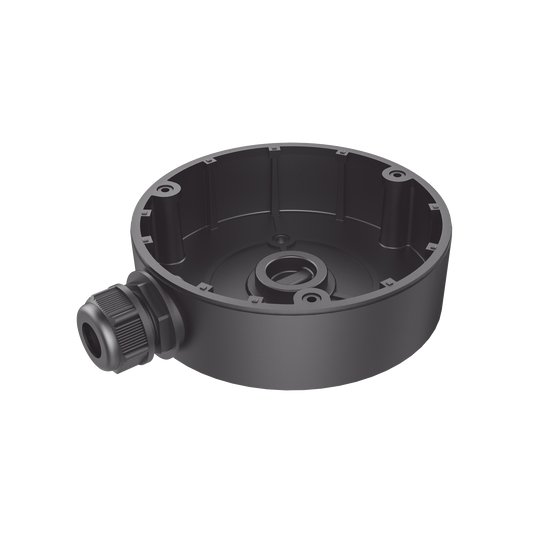 Caja de Conexión de Exterior Color Negro / Compatible con DS-2CD2143G2-I(S)(BLACK) | HIKVISION