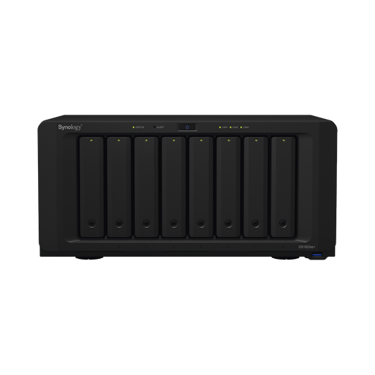 Servidor NAS de escritorio con 8 bahÃ­as / Expansible a 18 bahÃ­as / Hasta 256 TB / 8GB de RAM