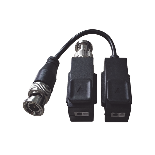 Kit de Transceptor (Balluns) TURBOHD con Boton Push / Hasta 8 MP (4K) / 100% Cobre / Soporta HD-TVI / AHD / CVI / CVBS /