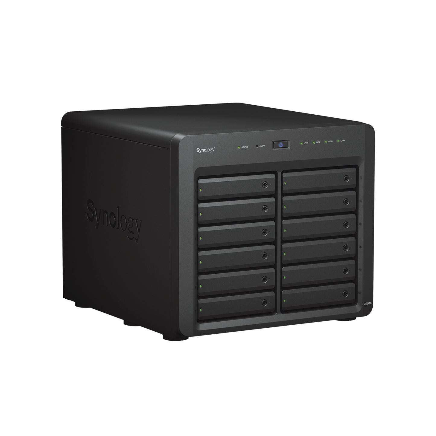 Servidor NAS de escritorio con 12 bahÃ­as / Expansible a 24 bahÃ­as / Hasta 368 TB / 4GB de RAM