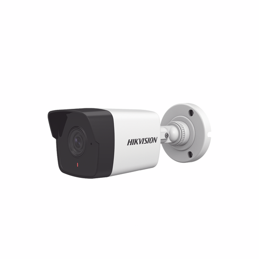 Bala IP 2 Megapixel / Lente 2.8 mm / Micrófono Integrado / 30 mts IR EXIR / Exterior IP66 / H.265 / PoE / ONVIF / MicroS