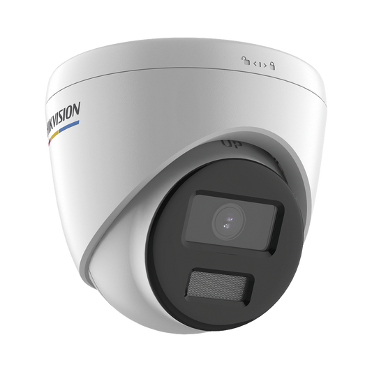 Turret IP 4 Megapixel / Imagen a Color 24/7 / PoE / Lente 2.8 mm / Luz Blanca 30 mts / Exterior IP67 / WDR 120 dB / H.26