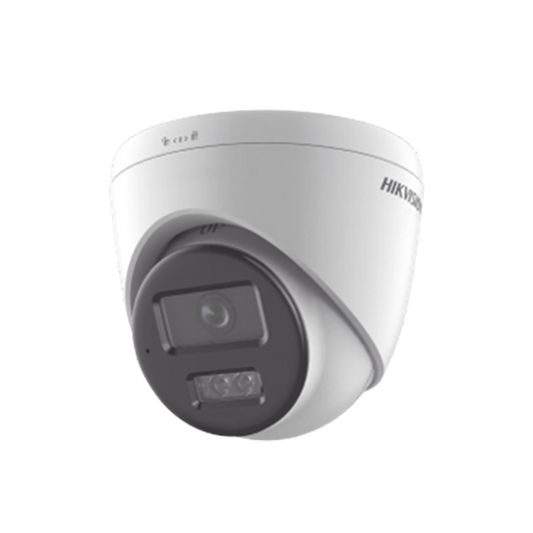 [Dual Light] Turret IP 6 Megapixel / Lente 2.8 mm / 30 mts IR + 30 mts Luz Blanca / Micrófono Integrado / ACUSENSE Lite 