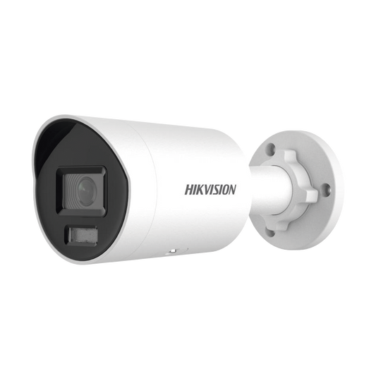 [Dual Light + ColorVu] Bala IP 4 Megapixel / Lente 2.8 mm / 40 mts IR + 40 mts Luz Blanca / Microfono Integrado / Exterior IP67 / WDR 130 dB / Videoanaliticos (Filtro de Falsas Alarmas) / Captura Facial / PoE / ACUSEARCH