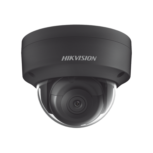 Domo IP 4 Megapixel / Color Negro / Lente 2.8 mm / 30 mts IR EXIR / Exterior IP67 / IK10 / WDR 120 dB / PoE / ACUSENSE (