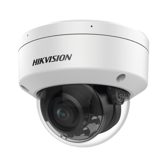 [Dual Light + ColorVu] Domo IP 8 Megapixel / Lente 2.8 mm / 30 mts IR + 30 mts Luz Blanca / Microfono Integrado / E-S de Audio / Exterior IP67 / WDR 130 dB / Videoanaliticos (Filtro de Falsas Alarmas) / Captura Facial / ACUSEARCH