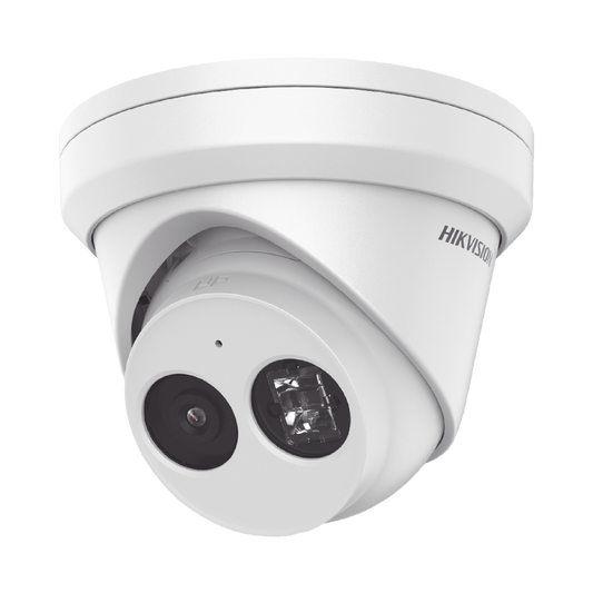 Turret IP 4 Megapixel / Lente 2.8 mm / 30 mts IR EXIR / Exterior IP67 / WDR 120 dB / PoE / ACUSENSE (Evita Falsas Alarma