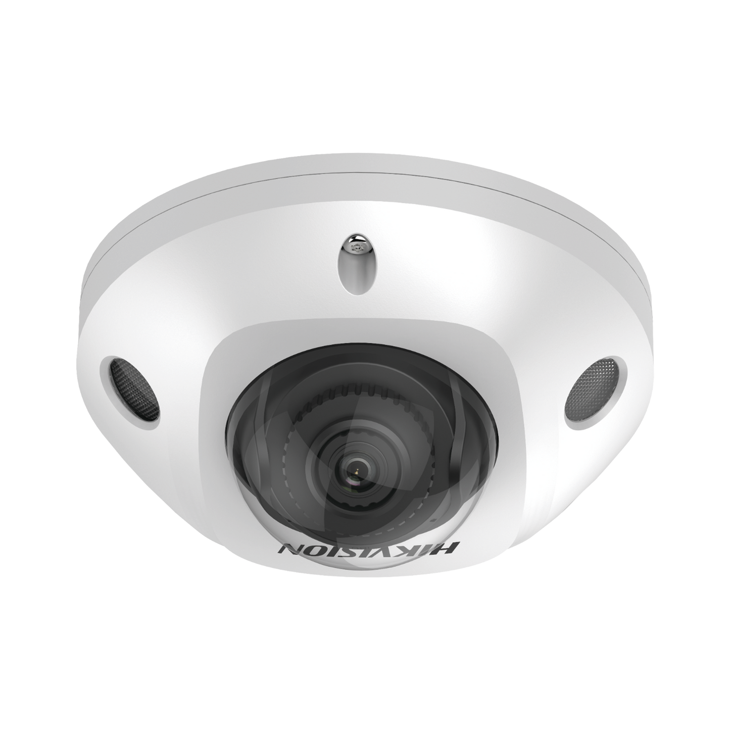 Mini Domo IP 4 Megapixel / Lente 2.8 mm / Micrófono Integrado / 30 mts IR EXIR / Exterior IP67 / IK8 / WDR 120 dB / PoE / ACUSENSE (Evita Falsas Alarmas) / Entrada y Salida de Audio y Alarma / MicroSD / ONVIF / ACUSEARCH