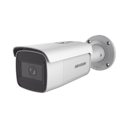 Bala IP 6 Megapixel / Lente Mot. 2.8 a 12 mm / 60 mts IR EXIR /Exterior IP67 / IK10 / WDR 120 dB / PoE / ACUSENSE (Evita