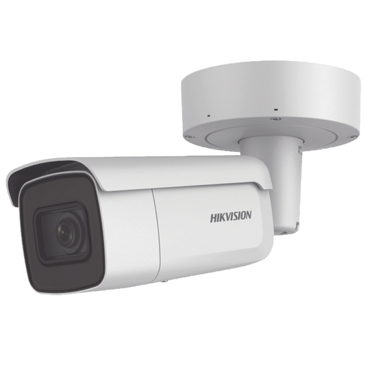 Bala IP 8 Megapixel (4K) / 50 mts IR EXIR / Lente Mot. 2.8 a 12 mm / Ultra Baja Iluminación / IP67 / IK10 / Videoanaliti
