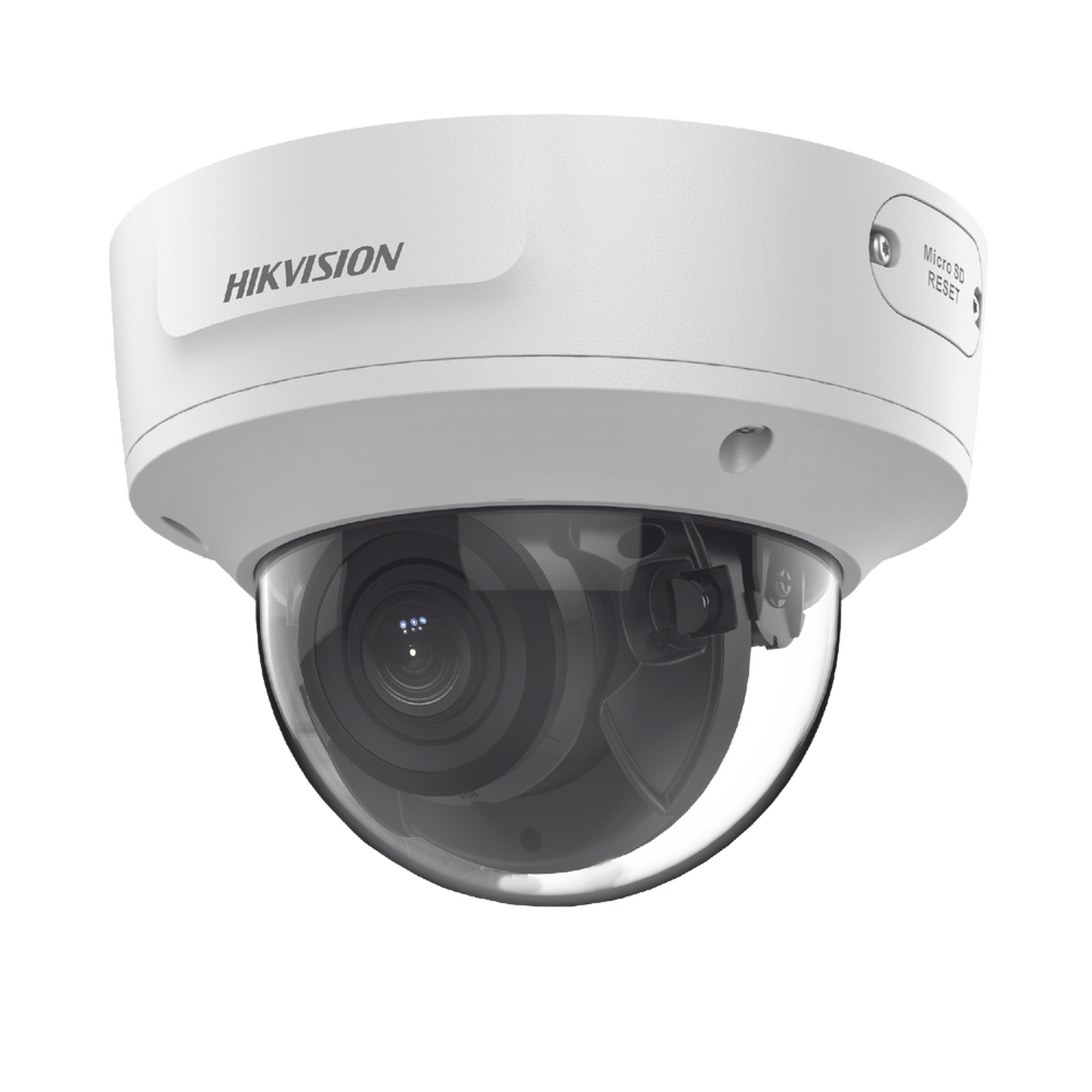 Domo IP 2 Megapixel / Lente Mot. 2.8 a 12 mm / 40 mts IR EXIR /Exterior IP67 / IK10 / WDR 120 dB / PoE / ACUSENSE (Evita Falsas Alarmas) / Entrada y Salida de Audio y Alarma / MicroSD / ONVIF / ACUSEARCH