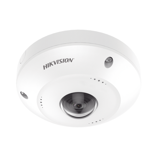 Fisheye IP 4 Megapixel / Panorámica 180° - 360° / Exterior IP67 / IK10 / PoE / Múltiples Vistas por iVMS-4200 | HIKVISIO