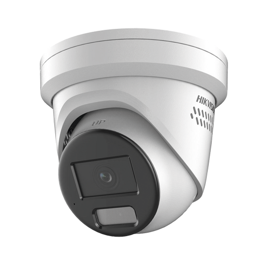 [ PROTECCIÓN ACTIVA ] Turret IP 4 Megapixel / Lente 2.8 mm / 40 mts IR / Exterior IP67 / Micrófono y Bocina Integrado (A