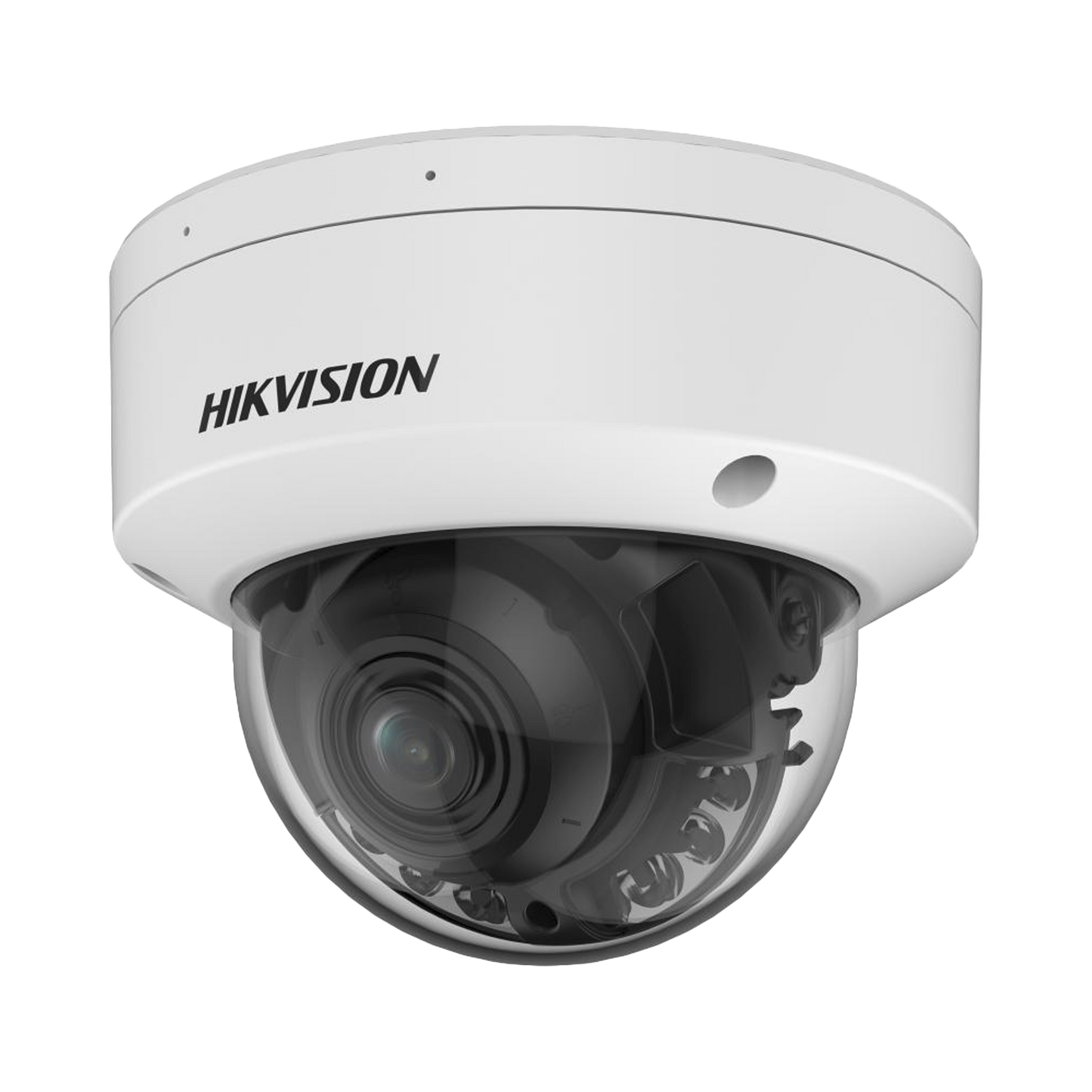 Domo IP 4 Megapixel / Lente Motorizado 2.7 - 13.5 mm / Dual Light (60 mts IR + 60 mts Luz Blanca ) / Exterior IP67 / WDR 130 dB / PoE + / AcuSense / MicroSD