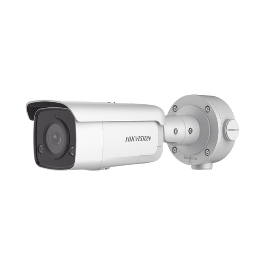 [ PROTECCIÓN ACTIVA ] Bala IP 5 Megapixel / Lente 2.8 mm / 60 mts IR EXIR / Exterior IP67 / WDR 120 dB / PoE + / Micrófo