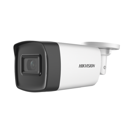Bala TURBOHD 2 Megapíxeles (1080p) / Lente 3.6 mm / Exterior IP67 / 80 mts IR EXIR / dWDR / 4 Tecnologías | HIKVISION