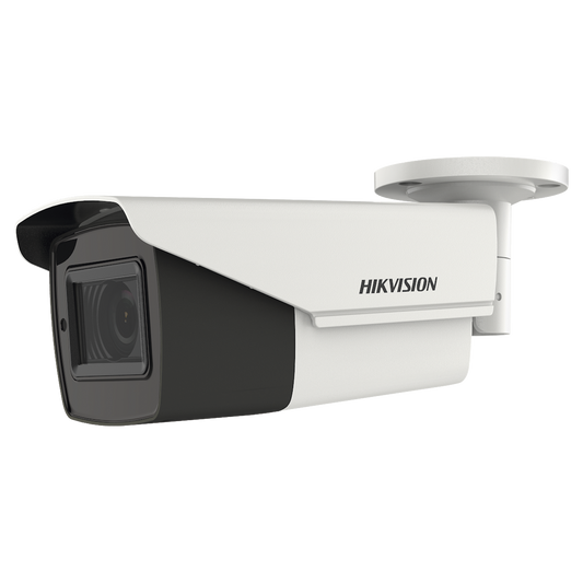 Bala TURBOHD 5 Megapixel / Lente Mot. 2.7 a 13.5 mm / 40 mts IR EXIR / dWDR / TVI-AHD-CVI-CVBS / Exterior IP67 / 12 Vcc 