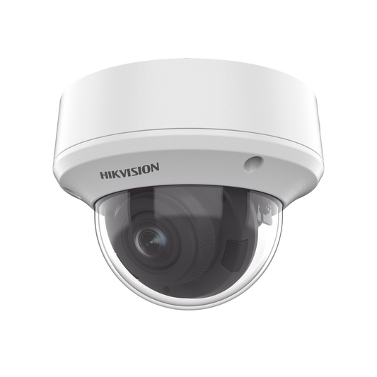 Domo TURBOHD 5 Megapixel / Lente Motorizado 2.7 - 13.5 mm / IR EXIR 40 mts / TVI-AHD-CVI-CVBS / IK10 / IP67 / dWDR / 12 