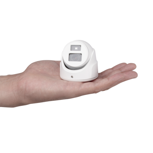 Ultra Mini Turret TURBO 2 Megapixel (1080p) / Gran Angular / Lente 2.8 mm / 20 mts IR EXIR / Exterior IP67 / 4 Tecnologí