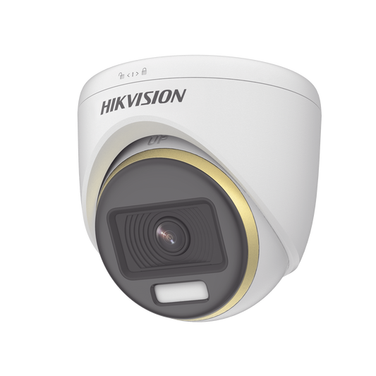 [ColorVu] Turret TURBOHD 4K (8 Megapixel) / Lente 2.8 mm / Imagen a Color 24/7 / Luz Blanca 40 mts / Exterior IP67 / WDR