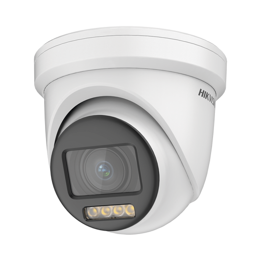 Turret TURBOHD 2 Megapixeles (1080p) / Imagen a color 24/7 / Lente Mot. 2.8-12 mm / Luz Blanca 40 mts / Exterior IP68 / 