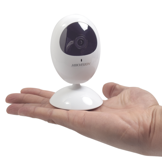 Cubo IP 2 Megapixel / Lente 2.8 mm / WiFi / H.265+ / 10 mts IR EXIR / Micrófono y Bocina Integrada (Audio de Dos Vías) /