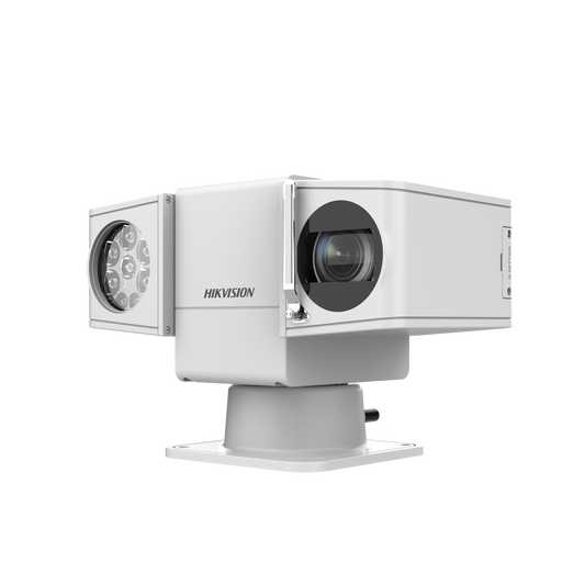 Punta de Poste IP PTZ 2 Megapixel / 25X Zoom / 250 mts IR / 3D-DNR / / Alarmas y Audio I/O / EIS / Hi-PoE / IP66 / Micro