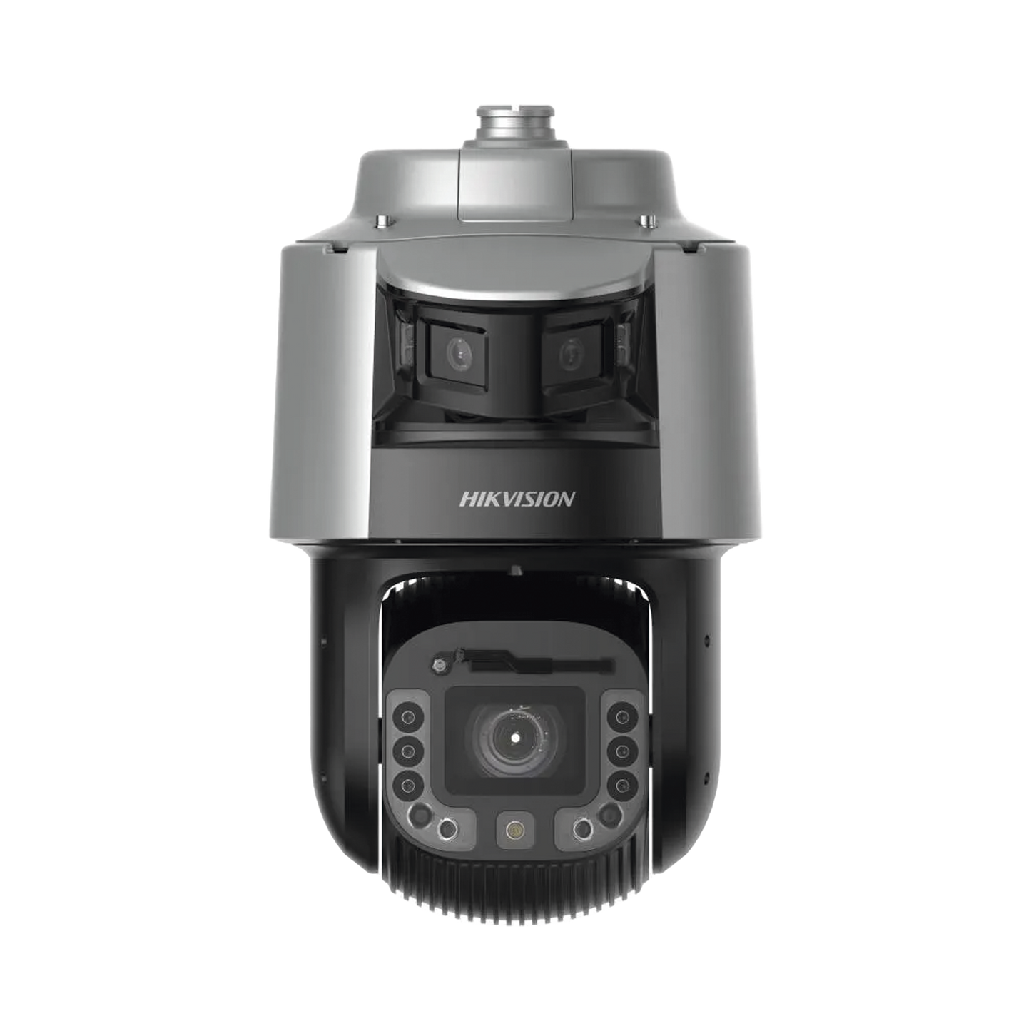 [TandemVu] Domo PTZ IP 4 Megapixel con Cámara Panoramica 180º de 6 Megapixel / 25X Zoom / 300 mts IR y 30 mts Luz Blanca / IP67 / IK10 / Autoseguimiento / Wiper / Deep learning / Entrada-Salida de Audio y Alarma / Ultra Baja Iluminació