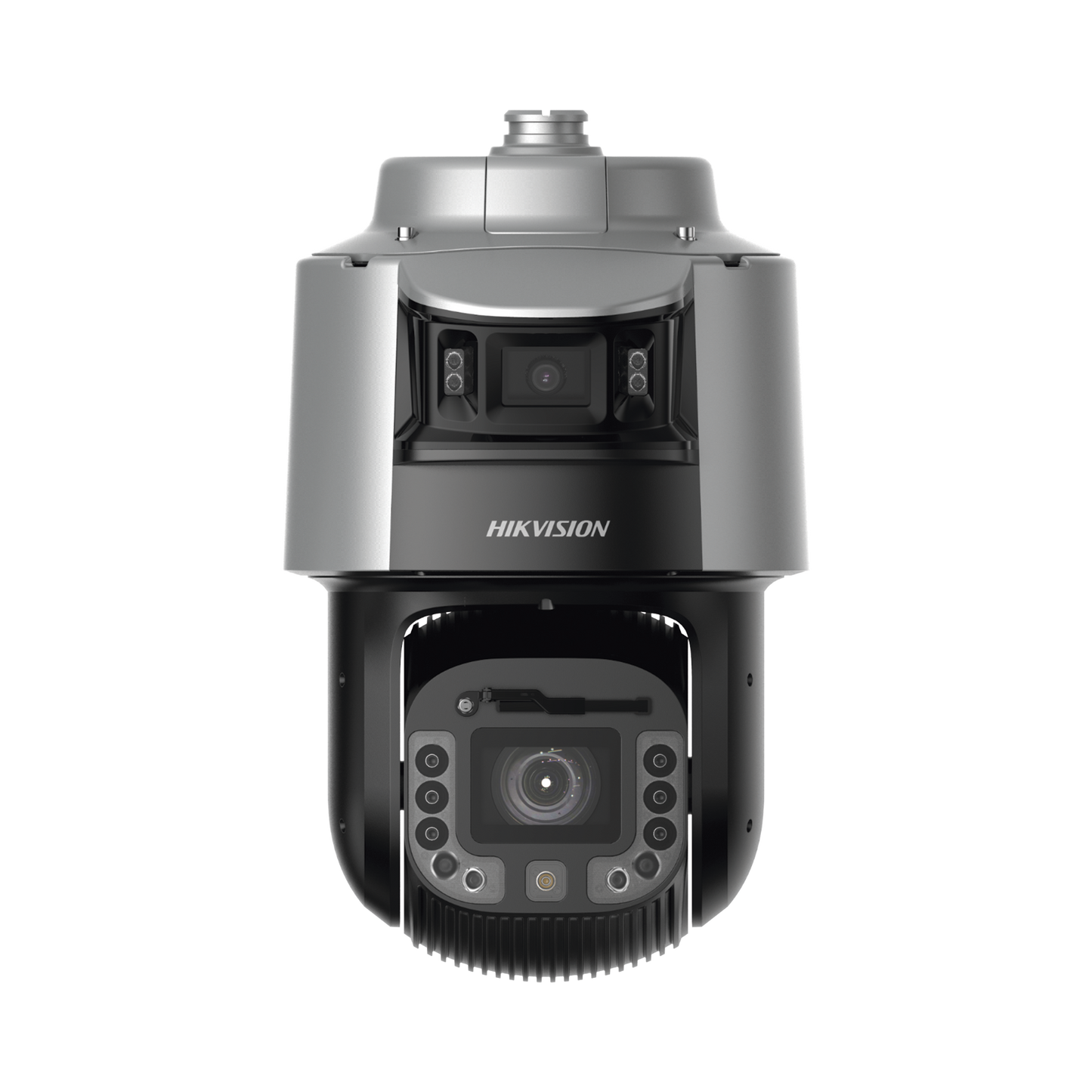 [TandemVu] Domo PTZ IP 4 Megapixel con Cámara Panoramica 4 Megapixel / 42X Zoom / 300 mts IR y 30 mts Luz Blanca / IP67 / IK10 / Autoseguimiento / Wiper / Deep learning / Entrada-Salida de Audio y Alarma / Ultra Baja Iluminación / microSD