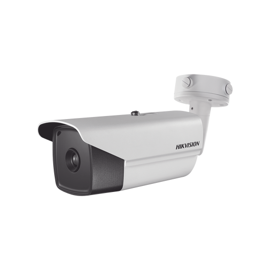 Bala IP Térmica 320 X 240 / Lente 3.1 mm / Termométrica / Detección de Temperatura / PoE / IP66 / MicroSD | HIKVISION