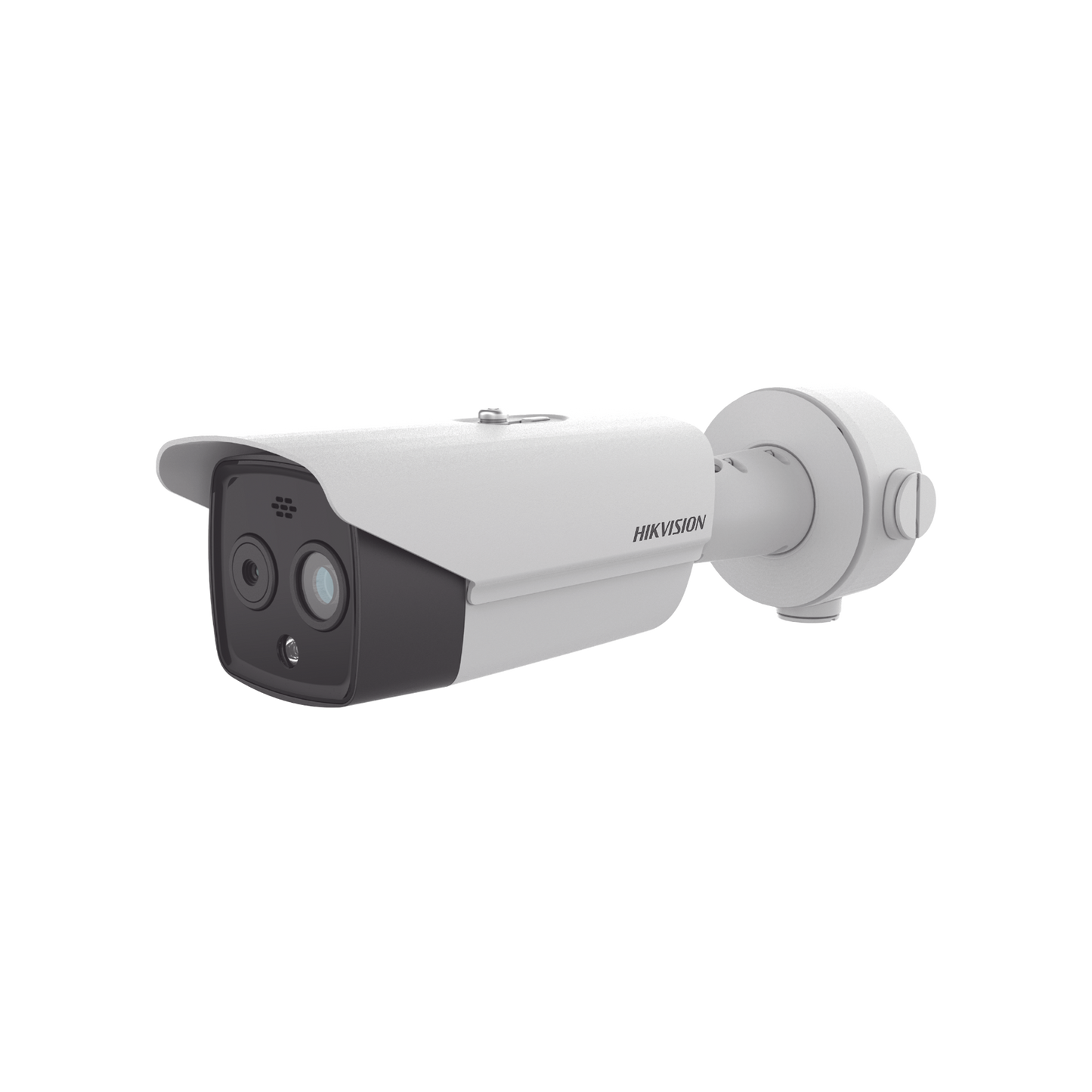 Bala IP Dual / Térmica 3.6 mm (256 Ã— 192) / Óptico 4.3 mm (4 Megapixel) / 30 mts IR / Exterior IP67 / PoE / Termométrica / Detección de Temperatura / Sirena y Luz Intermitente Integrada / MicroSD