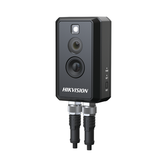 Cubo IP Dual / Térmica 1.8 mm (160 x 120) / 2ºC de Precisión / Óptico 1.29 mm (2 Megapixel) / PoE / Termométrica / Ideal