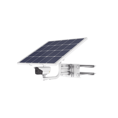 Kit Solar IP All in One / Cámara Termica 256 × 192 / Lente 9.7mm / Panel Solar / Batería de Respaldo de Litio 23.2Ah / Conexión 4G / Accesorios de Instalación
