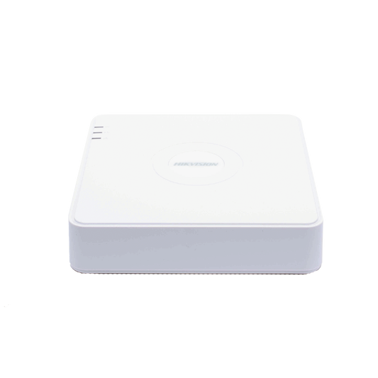 NVR 4 Megapixel (Compatible con Cámaras ACUSENSE) / 4 canales IP / 4 Puertos PoE /1 Bahía de Disco Duro / Salida de Víde